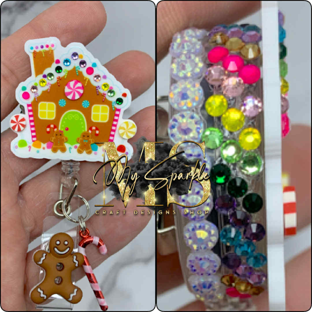 Gingerbread House Badge Reel