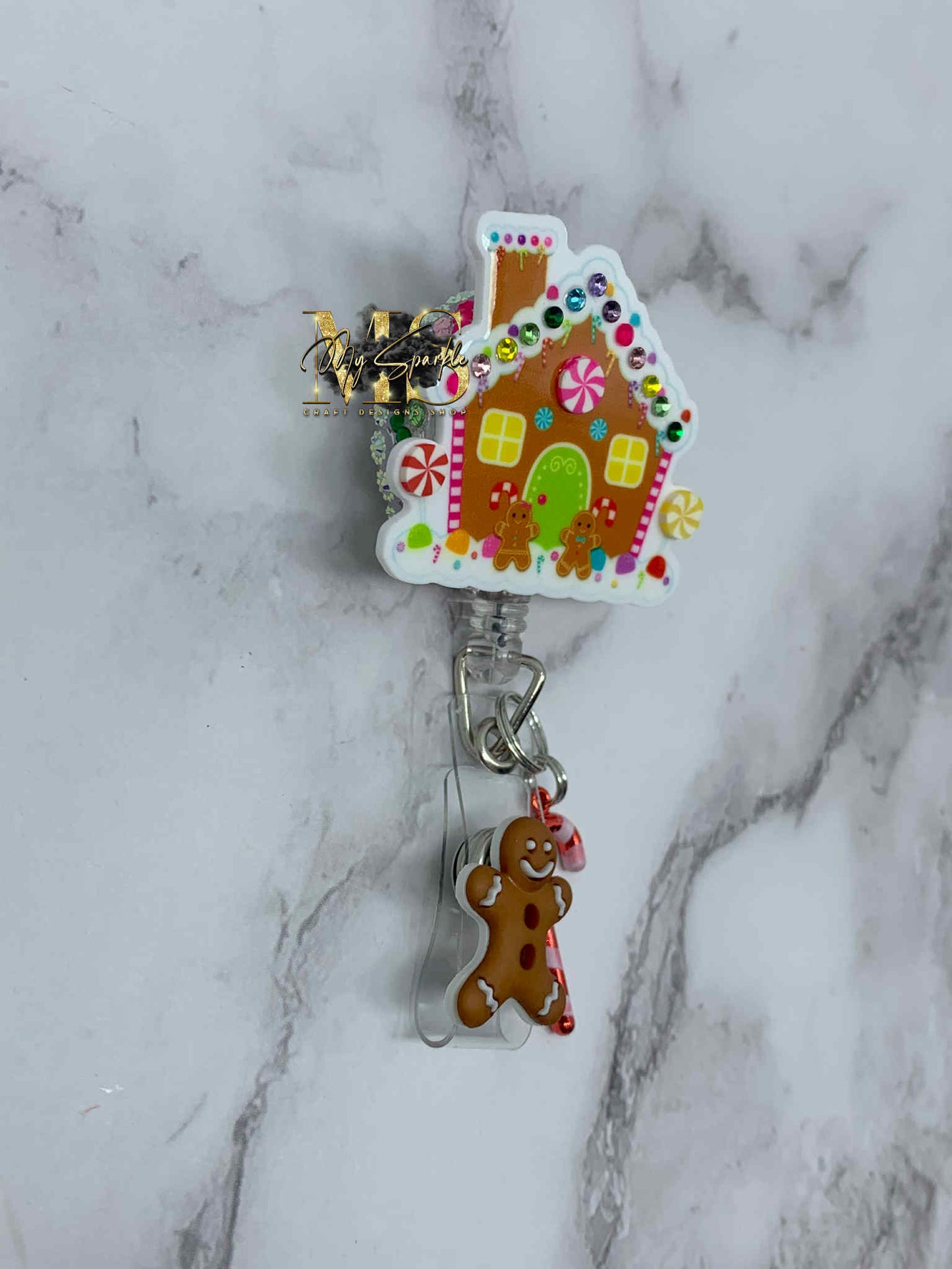 Gingerbread House Badge Reel