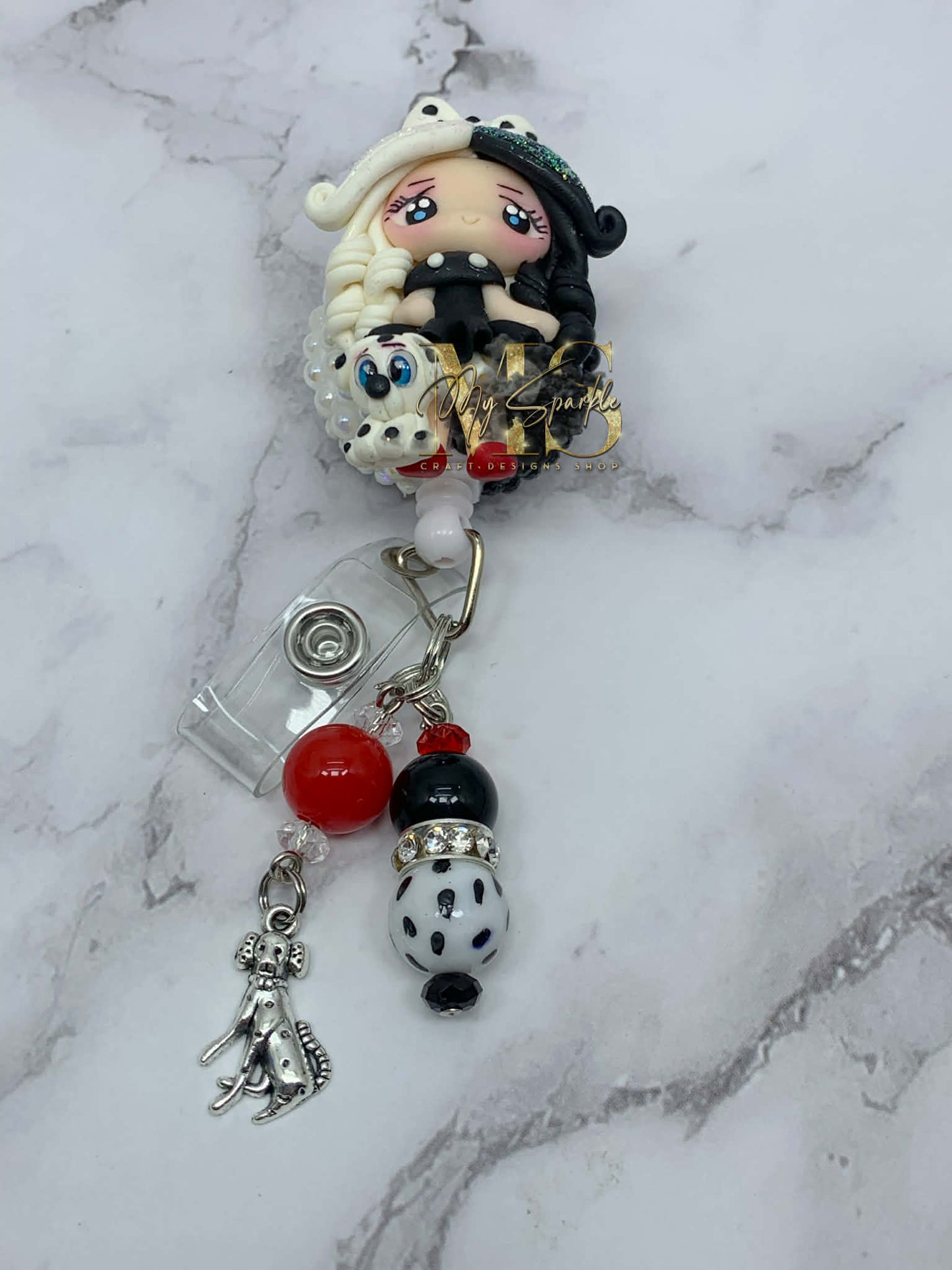 Girl Mean Villain Clay Badge Reel -Last ONE!