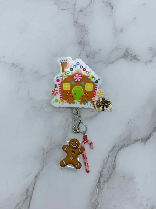 Gingerbread House Badge Reel