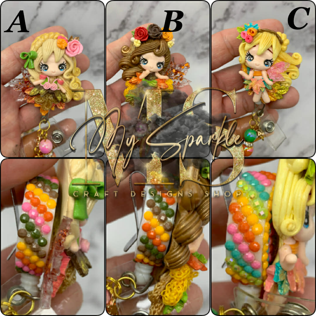 Autumn Fairy Badge Reel
