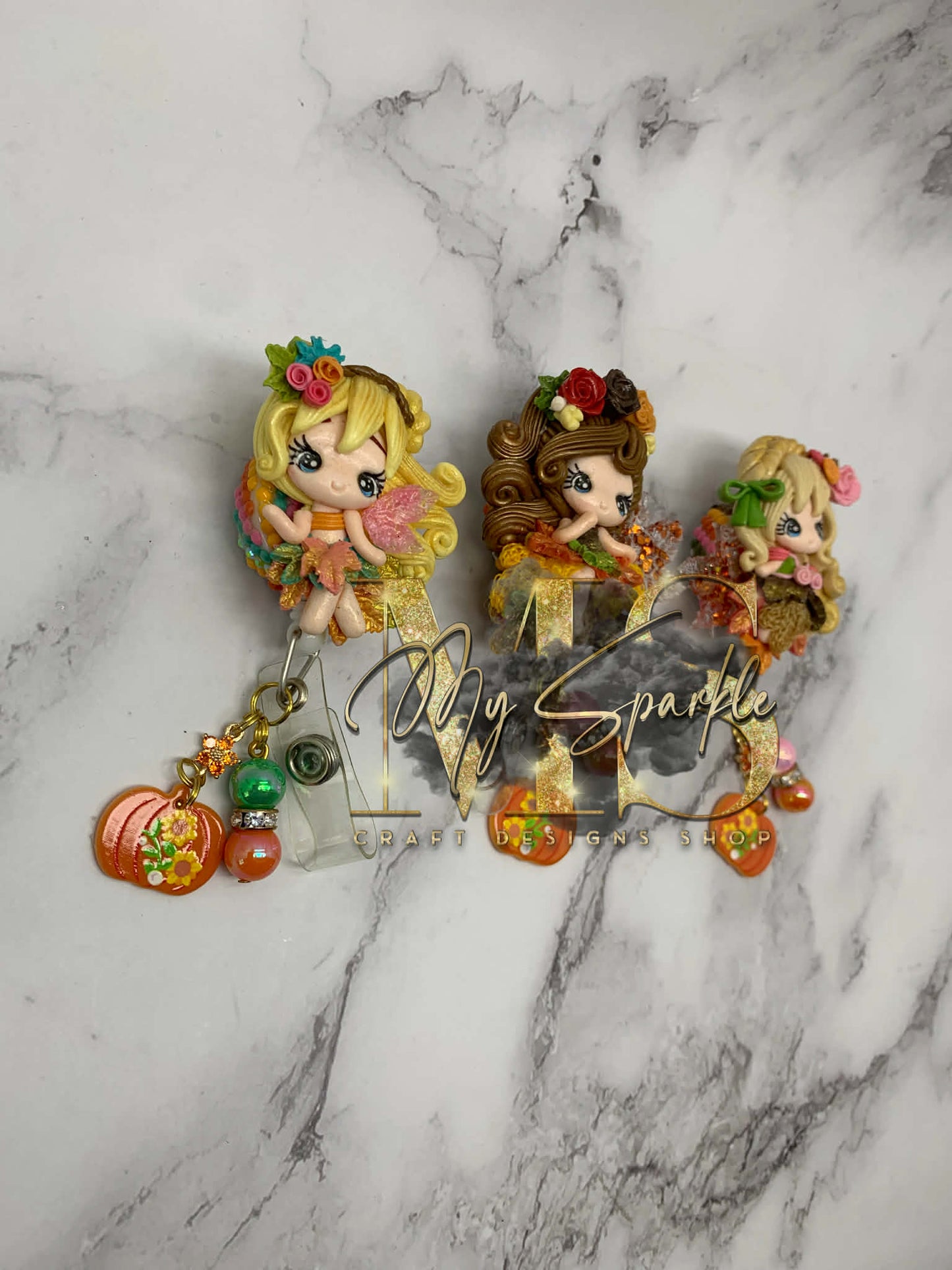 Autumn Fairy Badge Reel