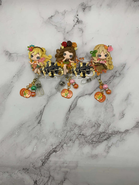 Autumn Fairy Badge Reel