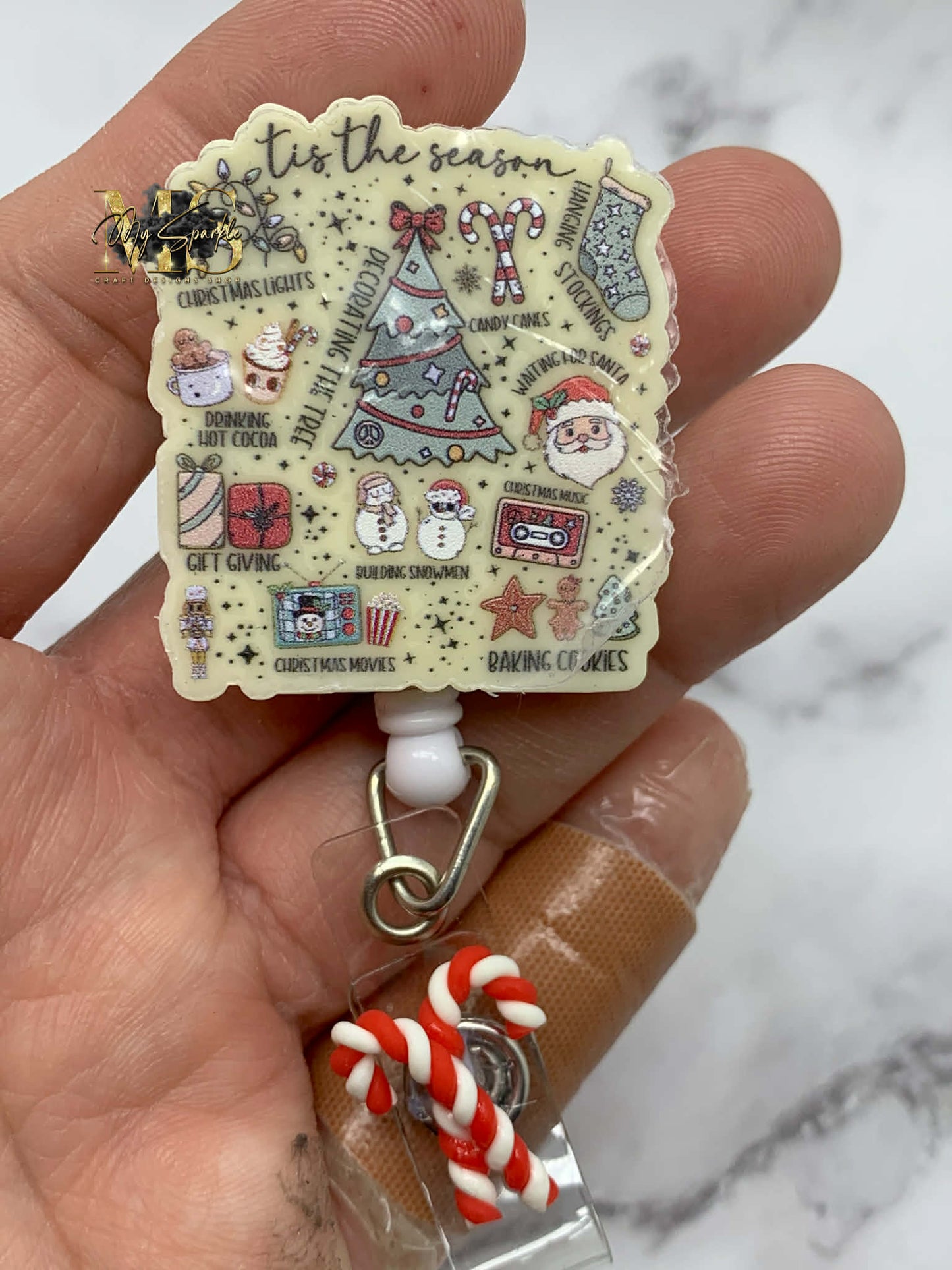 Season Christmas Badge Reel