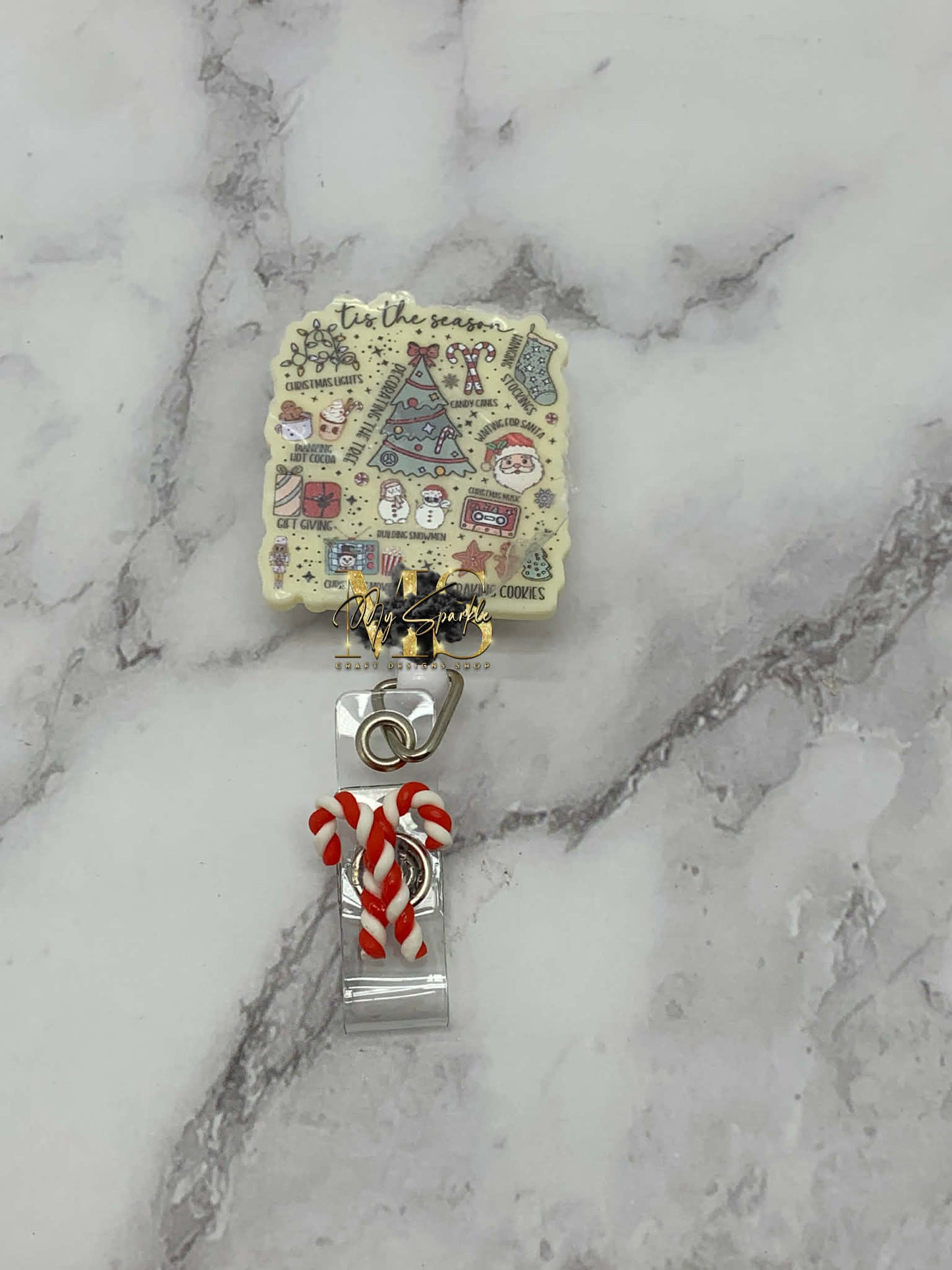 Season Christmas Badge Reel
