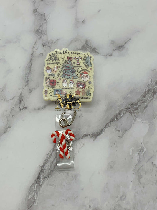 Season Christmas Badge Reel