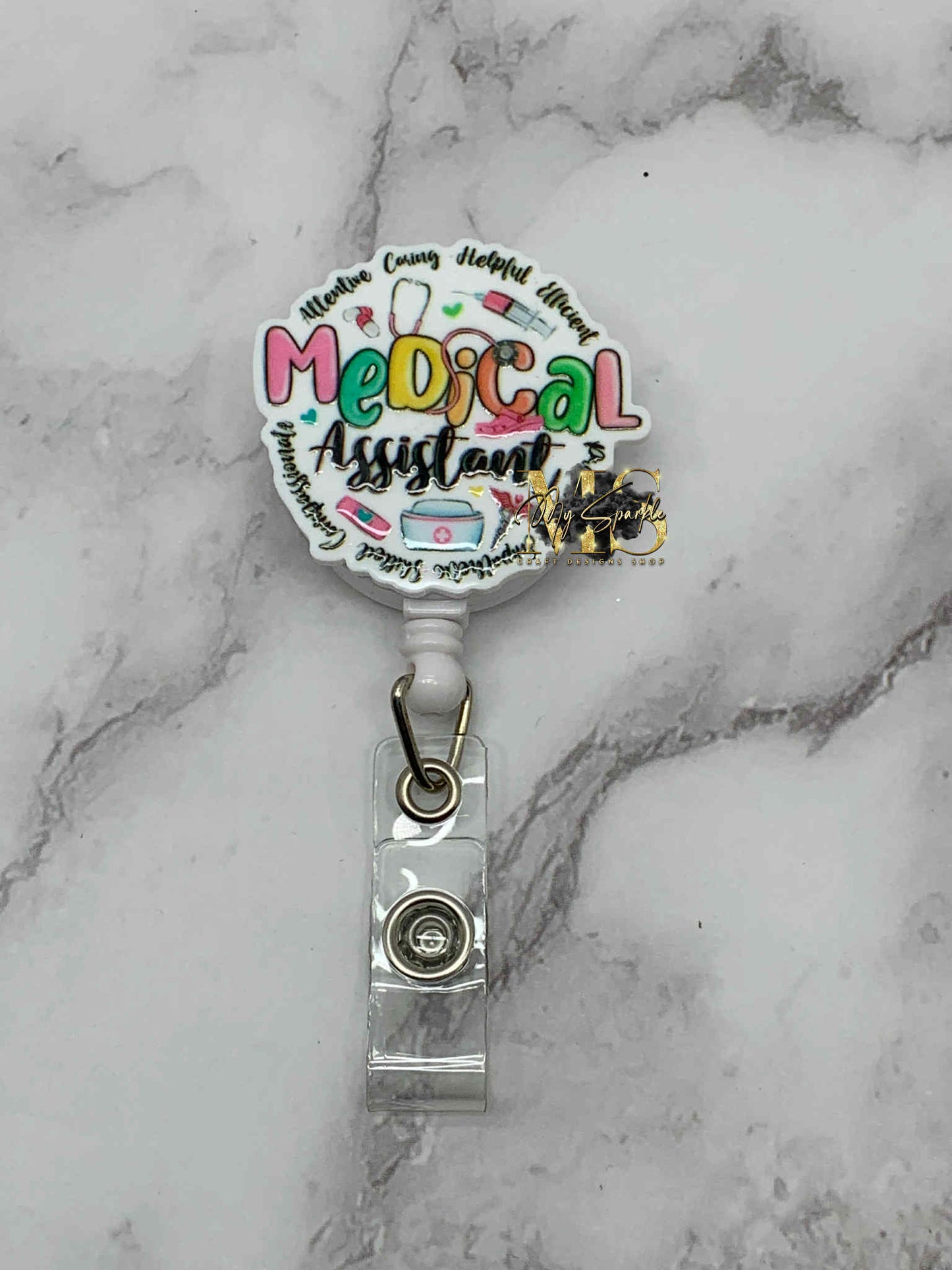 Medical Assistant Badge Reel