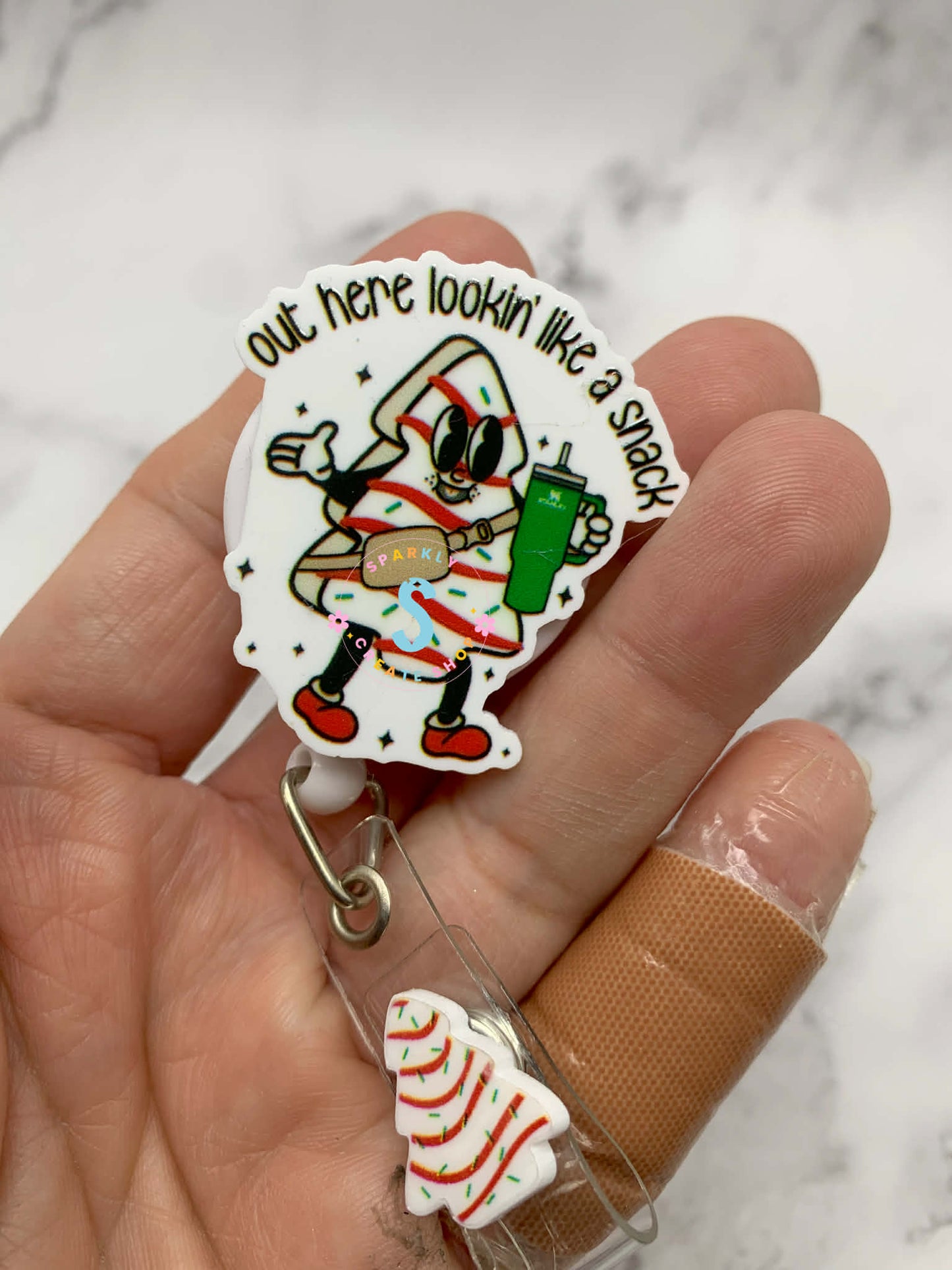 Christmas Out Here Lookin Like A Snack Badge Reel