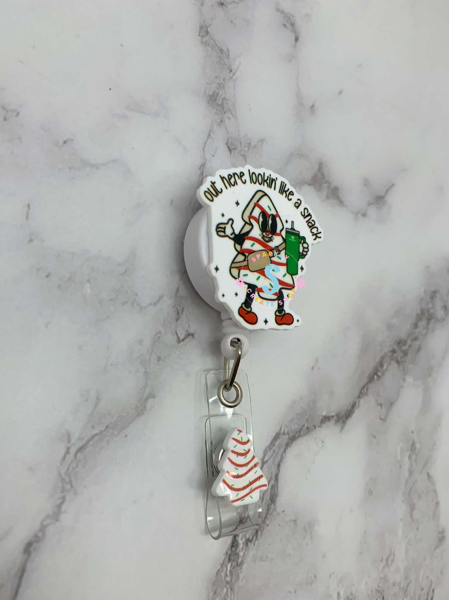 Christmas Out Here Lookin Like A Snack Badge Reel