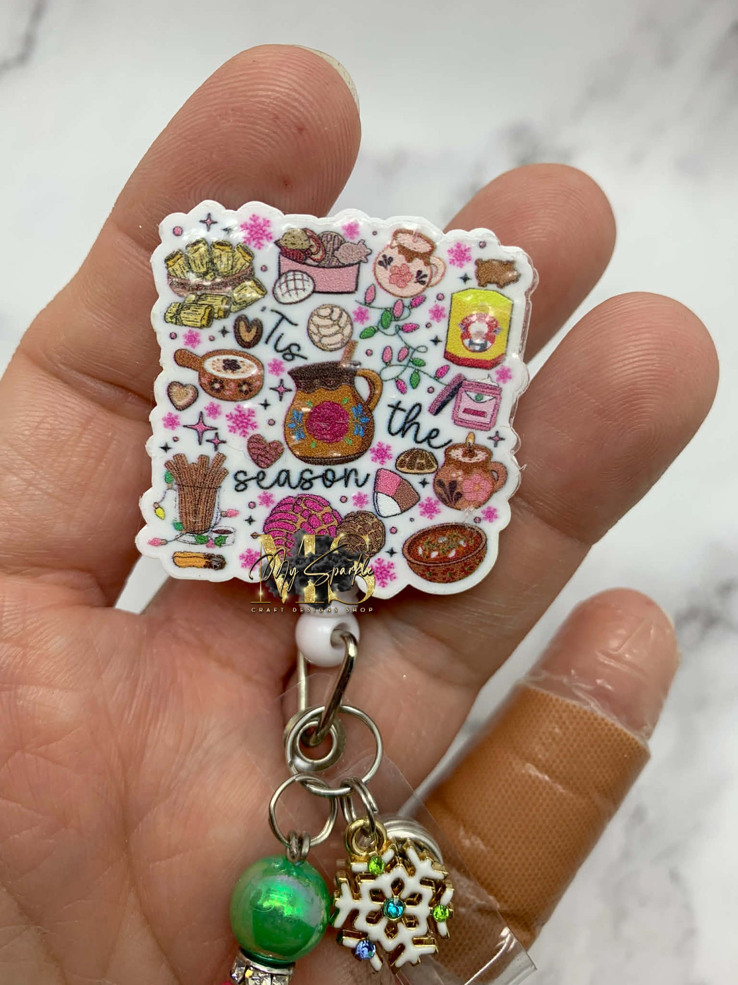 Navidad Mexican Tis The Season Badge Reel