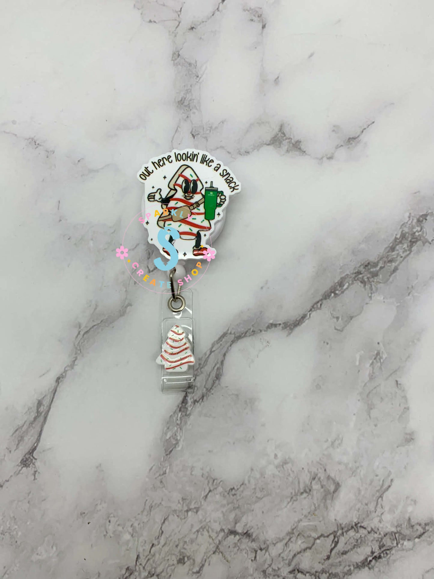 Christmas Out Here Lookin Like A Snack Badge Reel