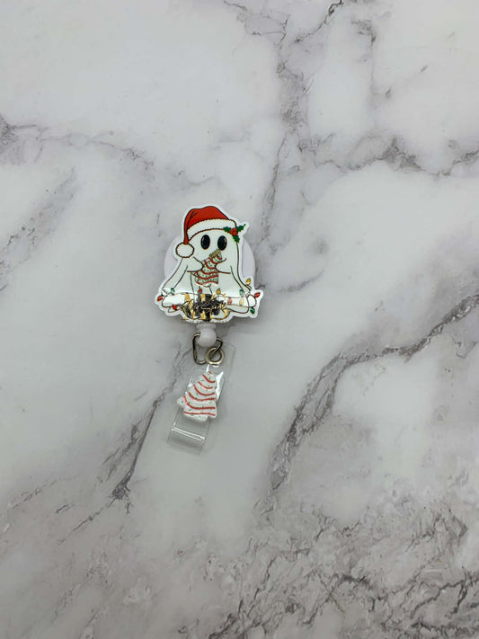 Christmas Ghost Badge Reel