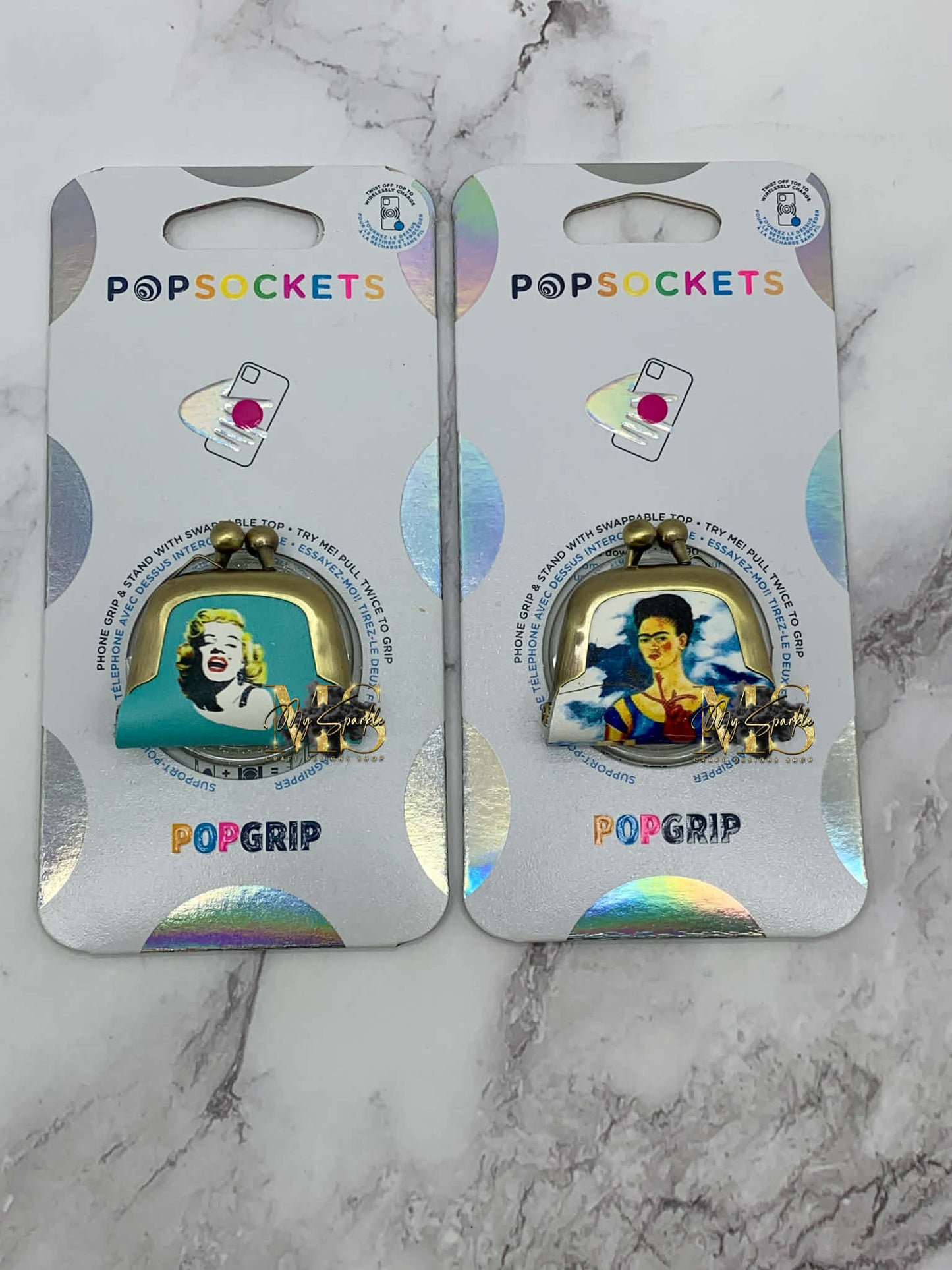 Mini Leather Coin Purse Pop Grip LIMITED