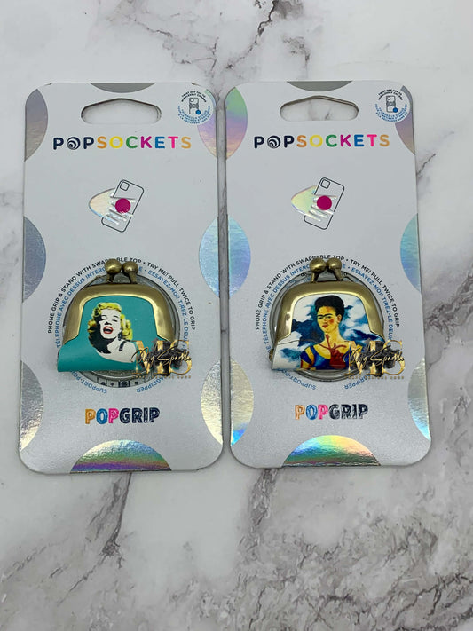 Mini Leather Coin Purse Pop Grip LIMITED