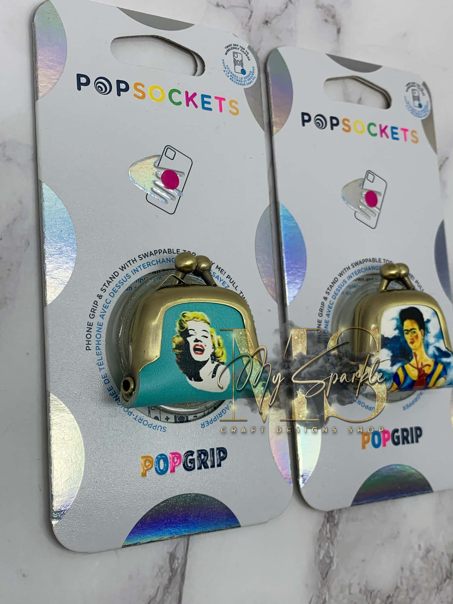 Mini Leather Coin Purse Pop Grip LIMITED