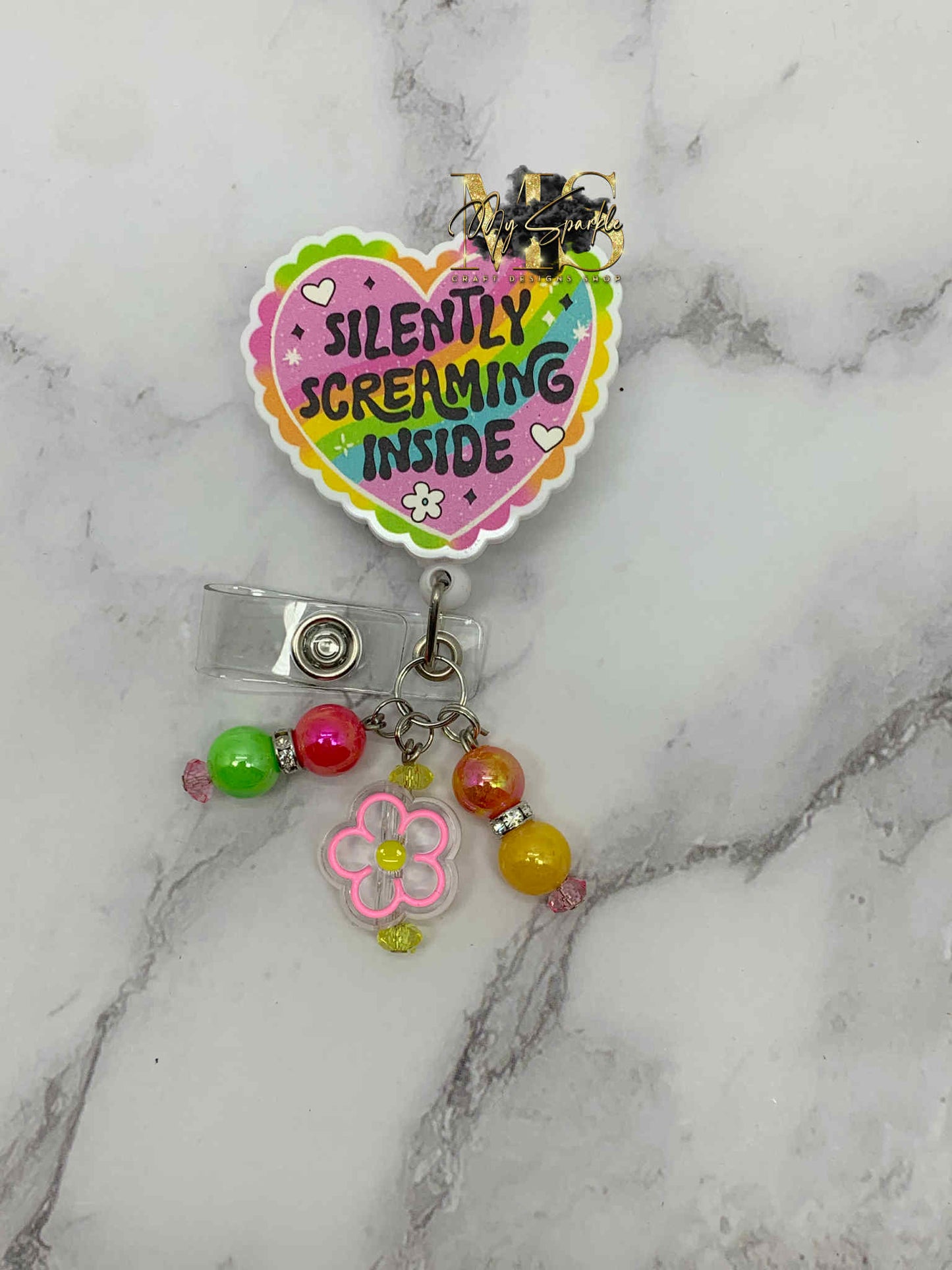 Silently Screaming Inside Badge Reel