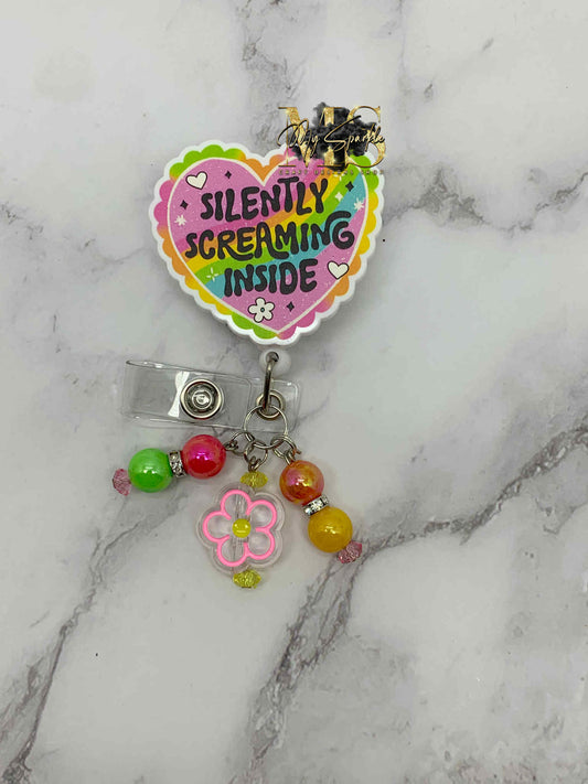 Silently Screaming Inside Badge Reel