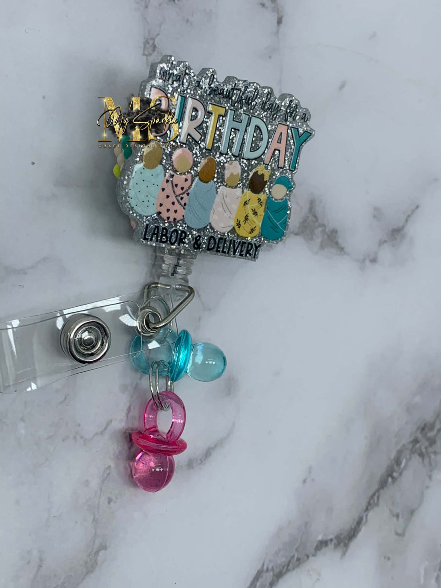 What A Beautiful Day For A Birthday Badge Reel
