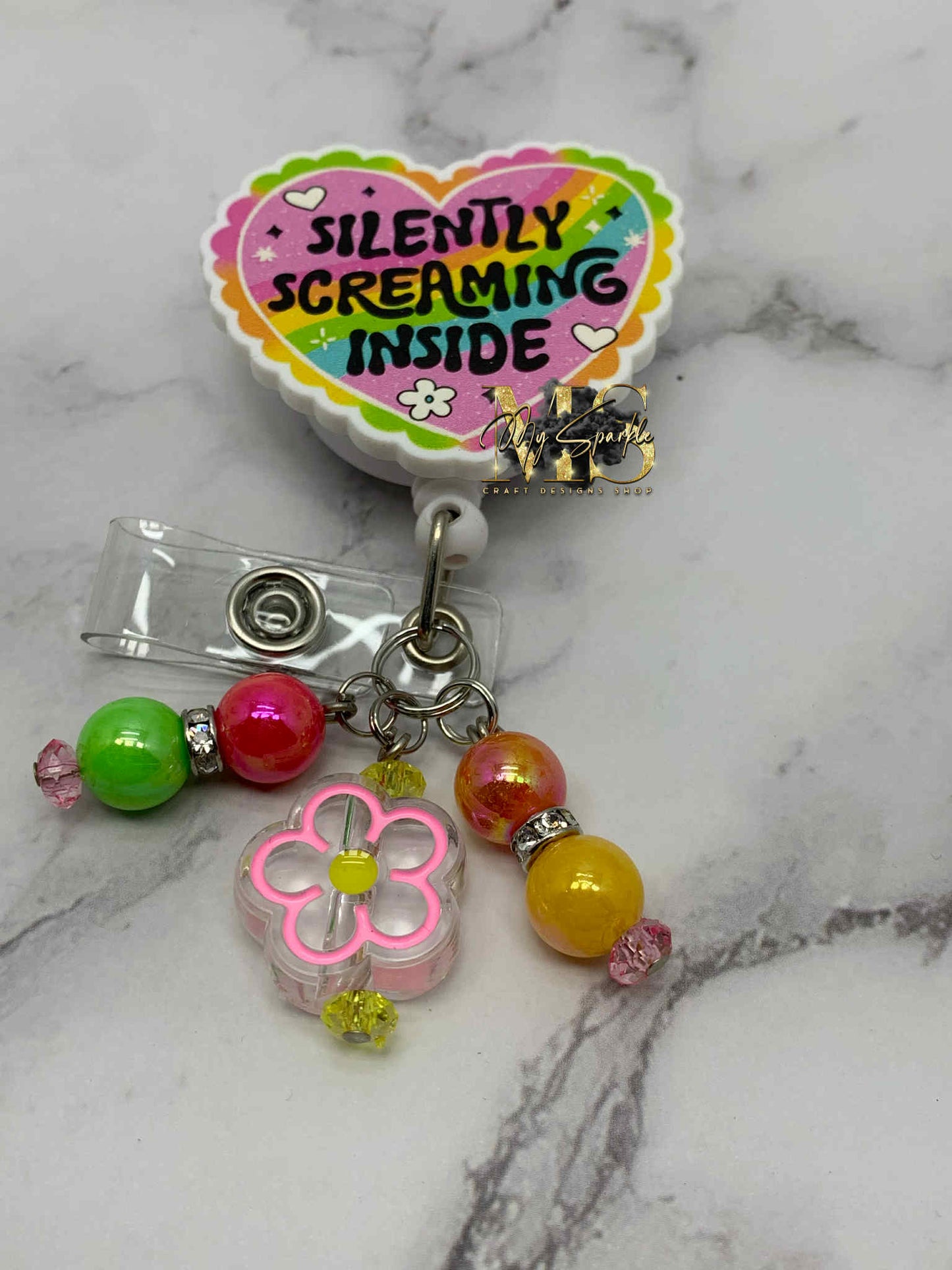 Silently Screaming Inside Badge Reel