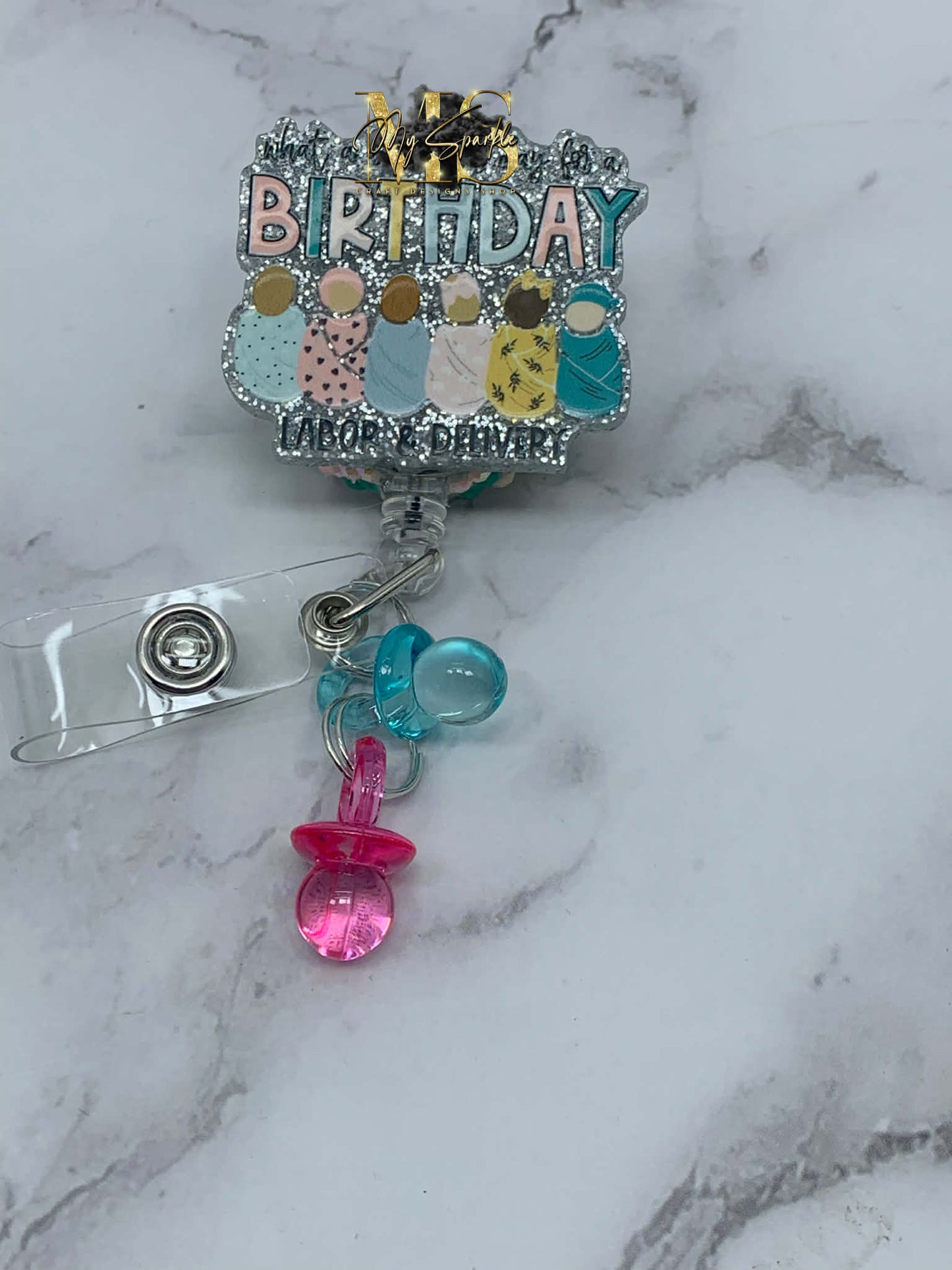 What A Beautiful Day For A Birthday Badge Reel