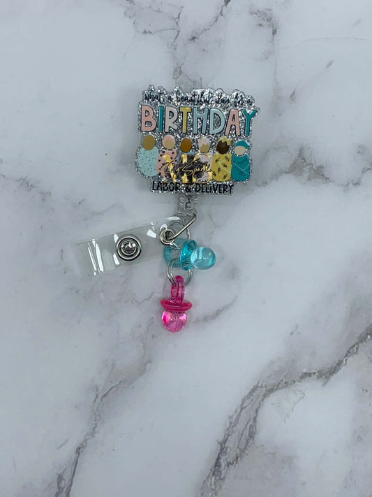 What A Beautiful Day For A Birthday Badge Reel