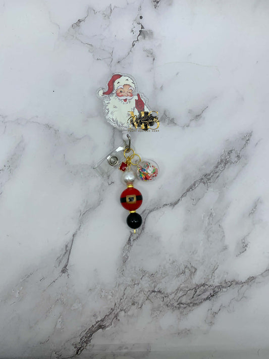 Vintage Santa Badge Reel
