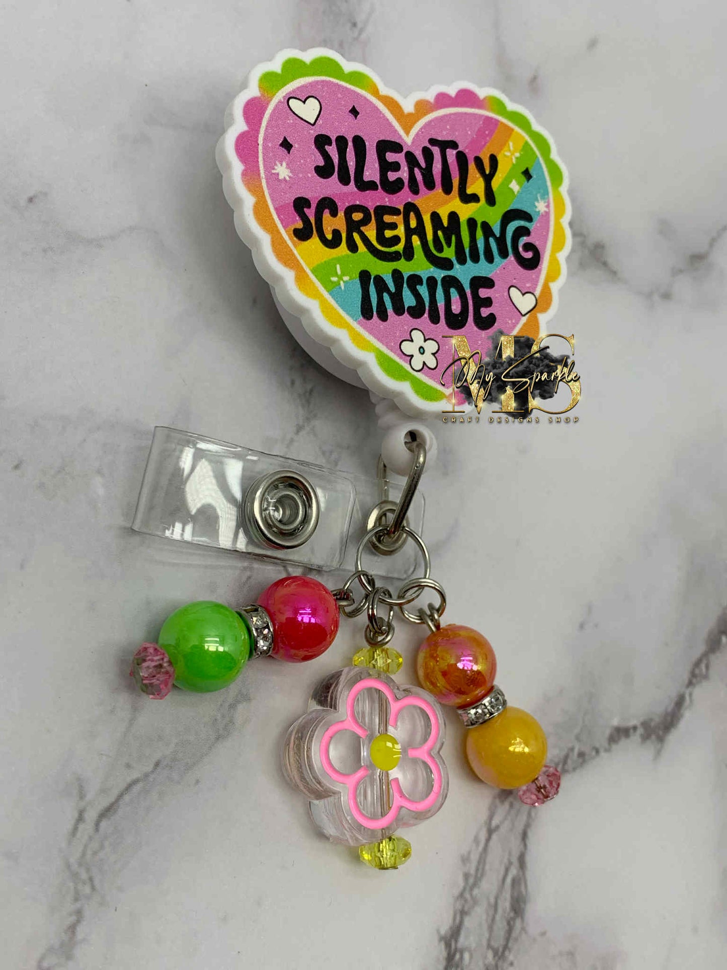 Silently Screaming Inside Badge Reel