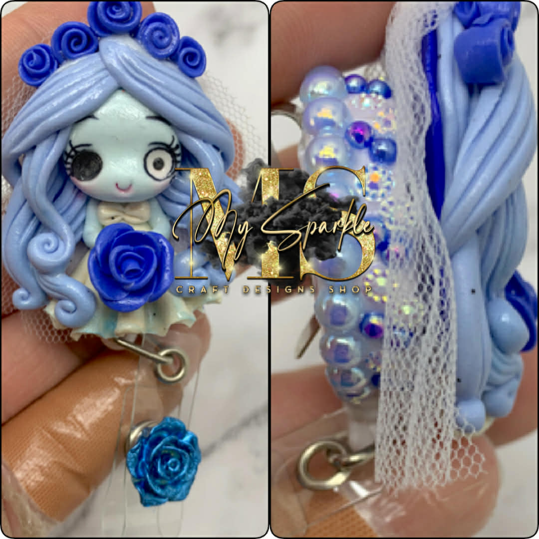 Zombie Bride Clay Badge Reel