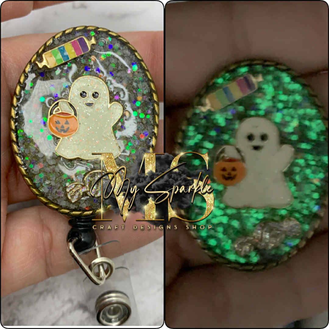 Halloween Ghost Badge Reel