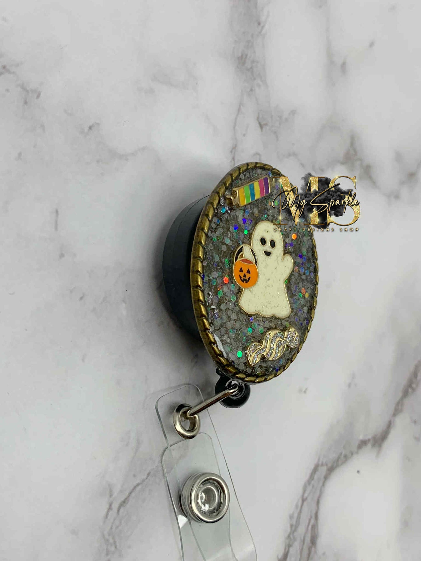 Halloween Ghost Badge Reel