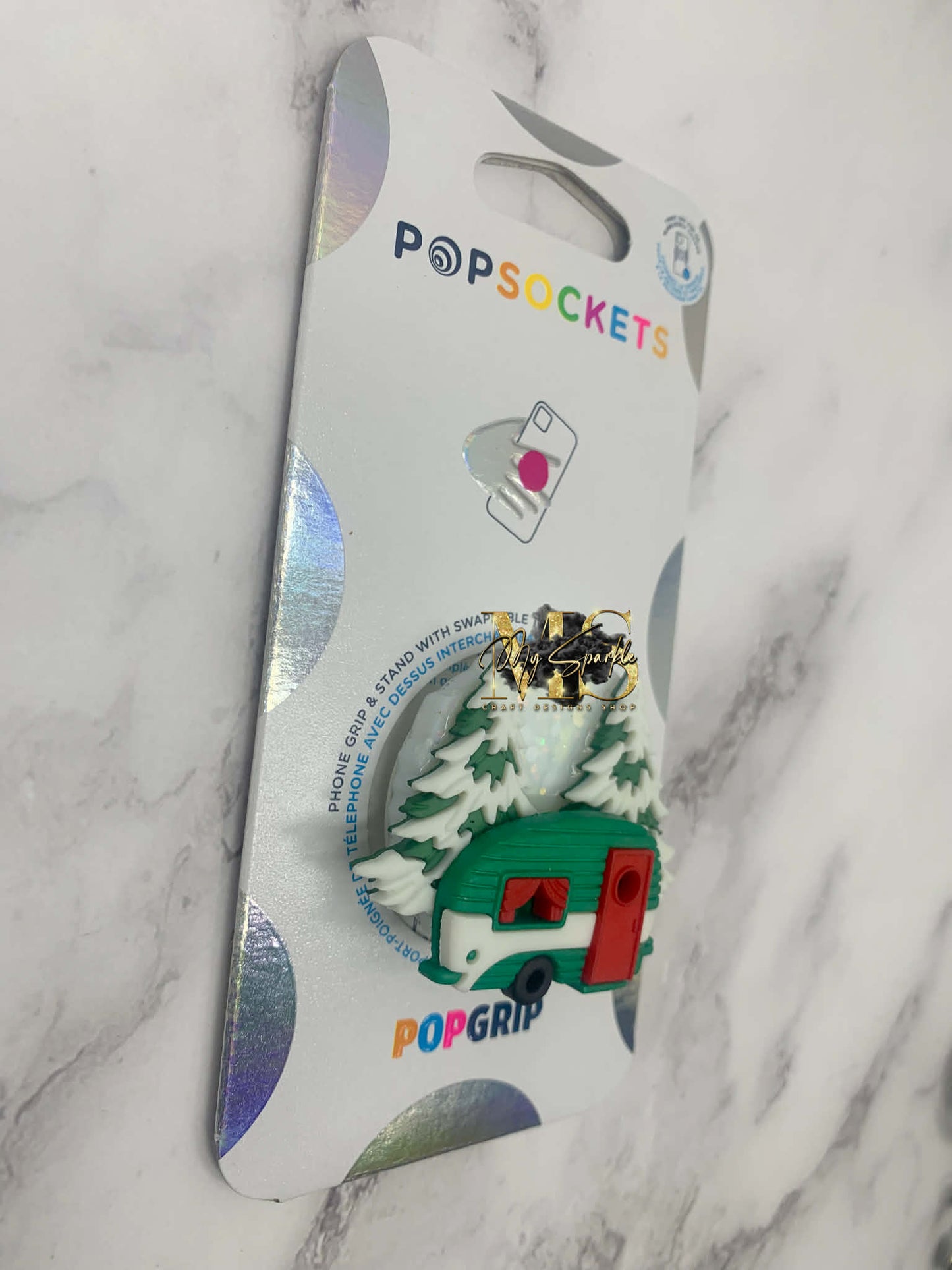 Christmas Camper PopSocket Pop grip