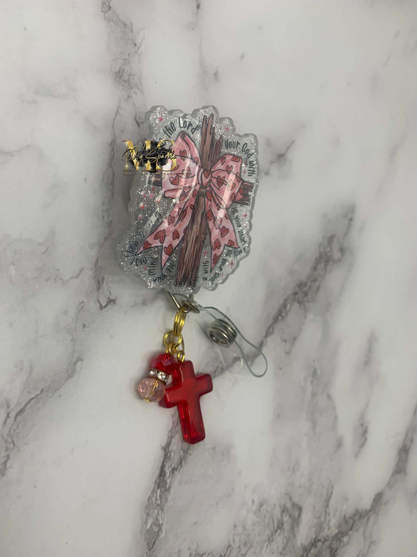 Coqutte Valentine Jesus Badge Reel