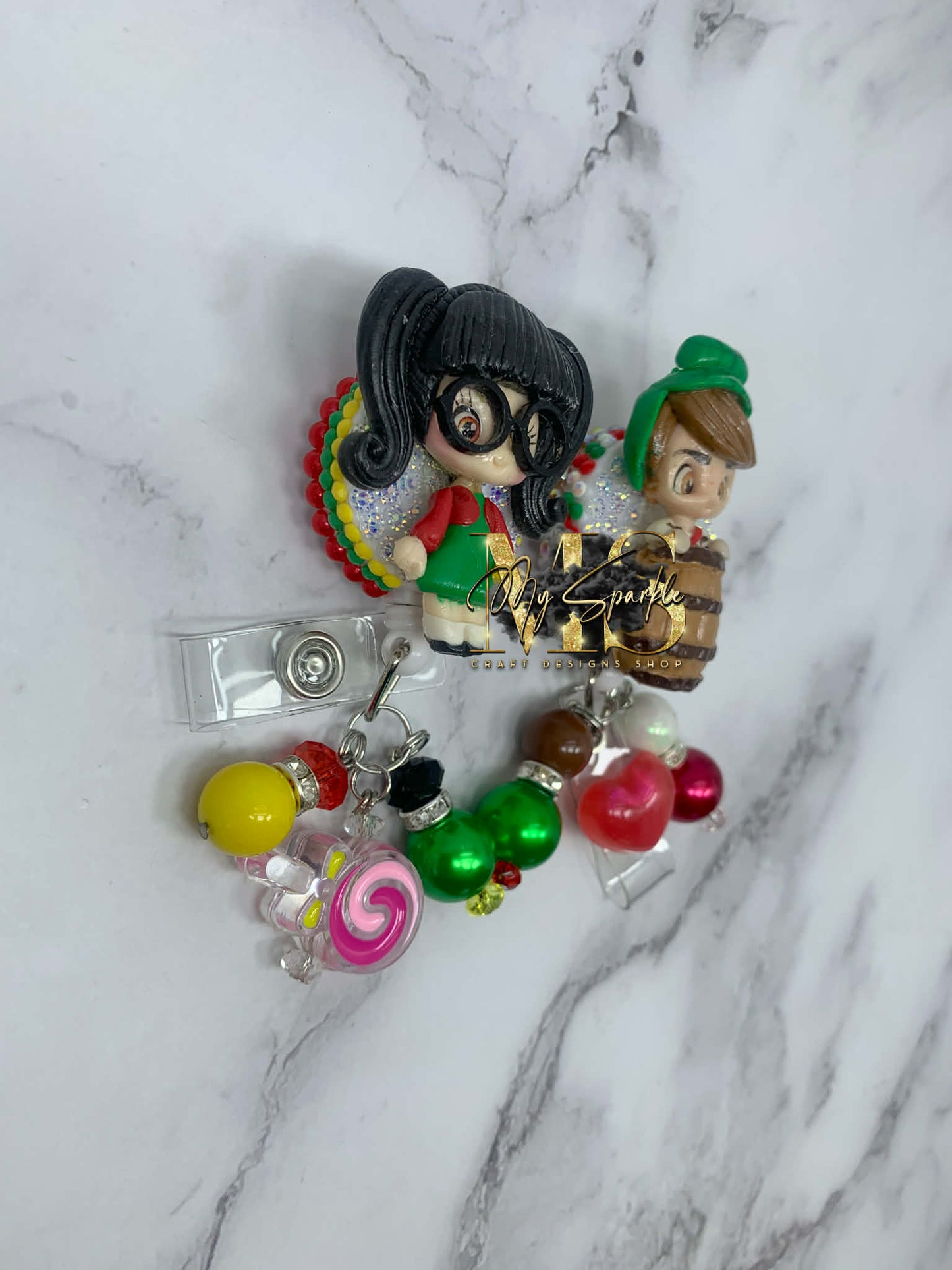 Funny Mexican Chavo Clay Badge Reel