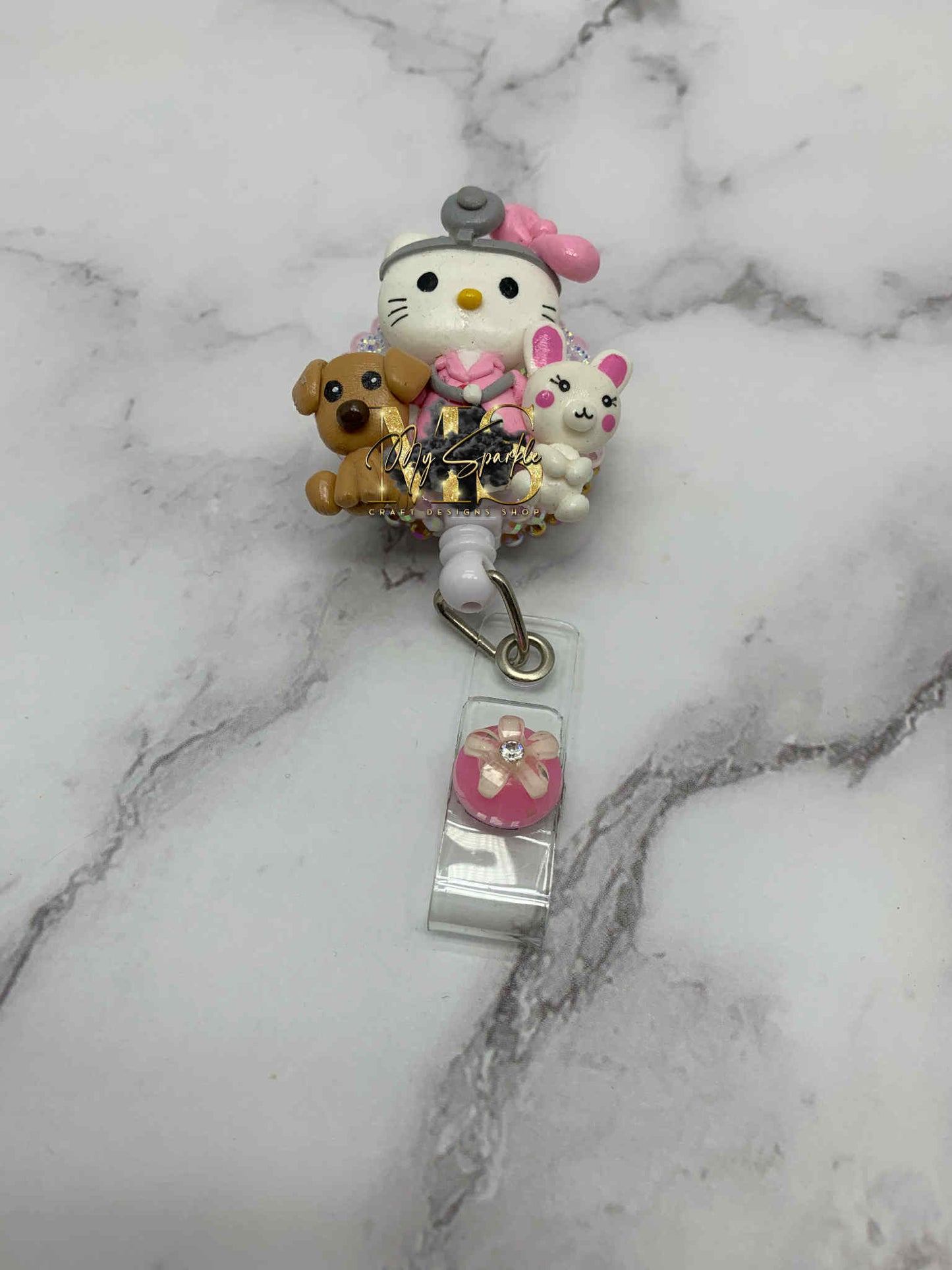 Doctor Kitty Clay Badge Reel