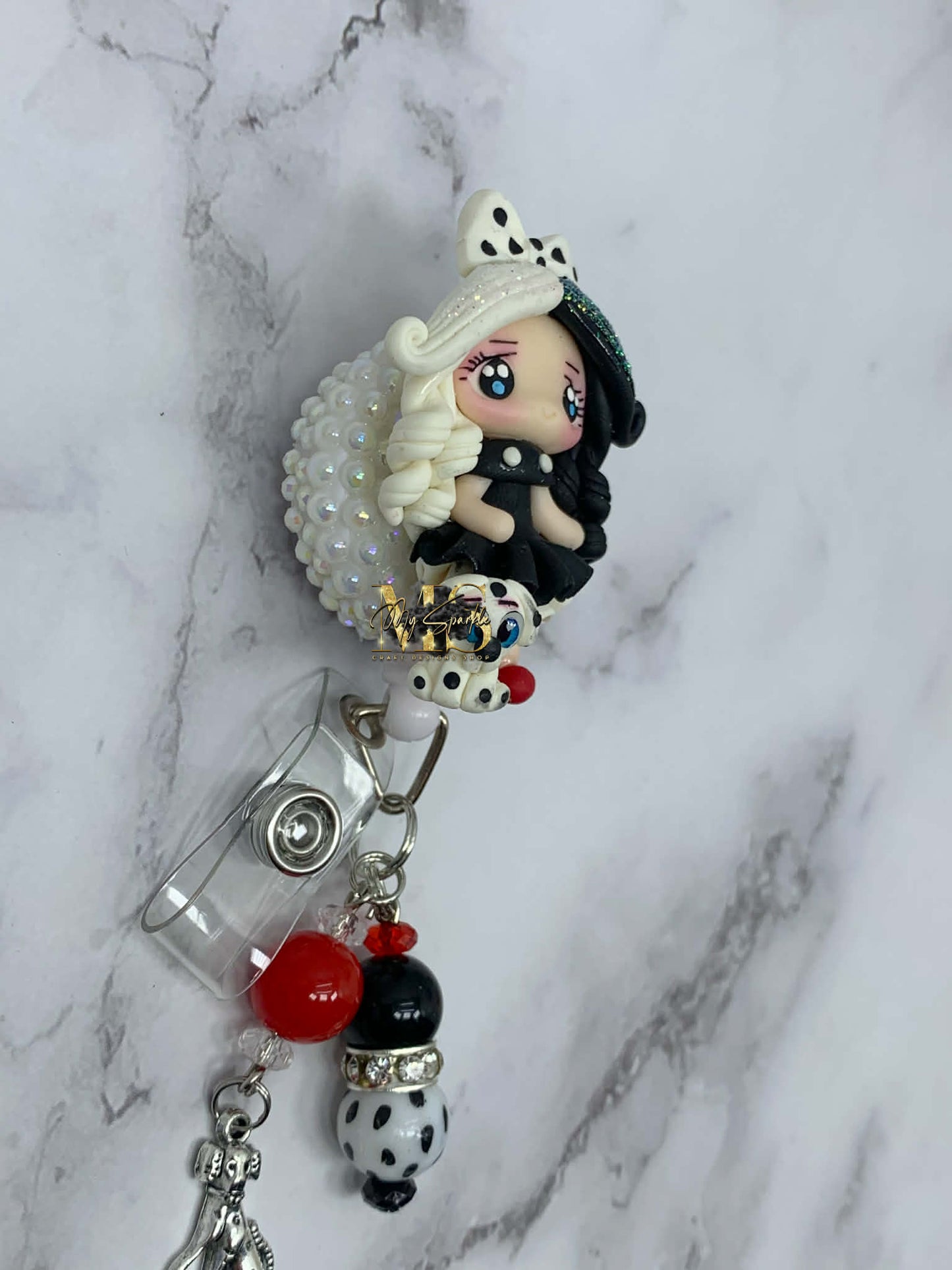Girl Mean Villain Clay Badge Reel -Last ONE!