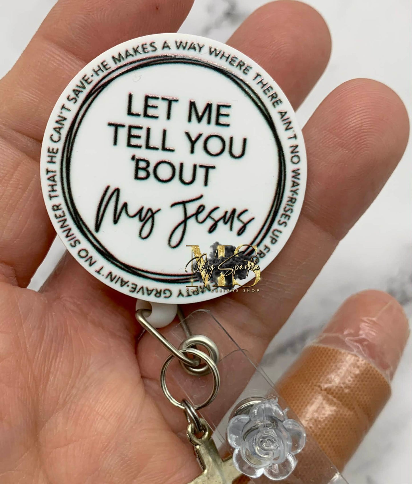Christian "Let Me Tell You Bout My Jesus" Badge Reel