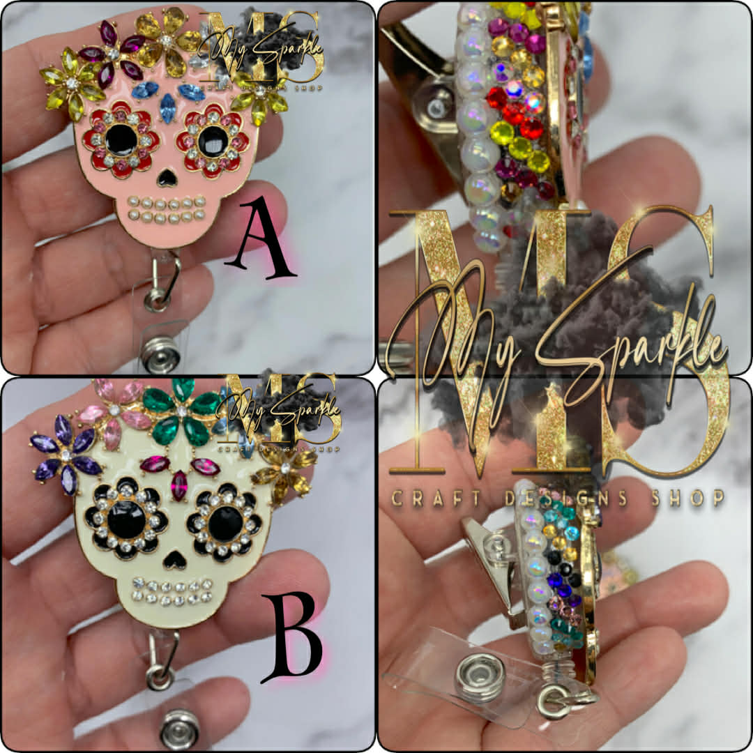 Sugar Skull Badge Reel