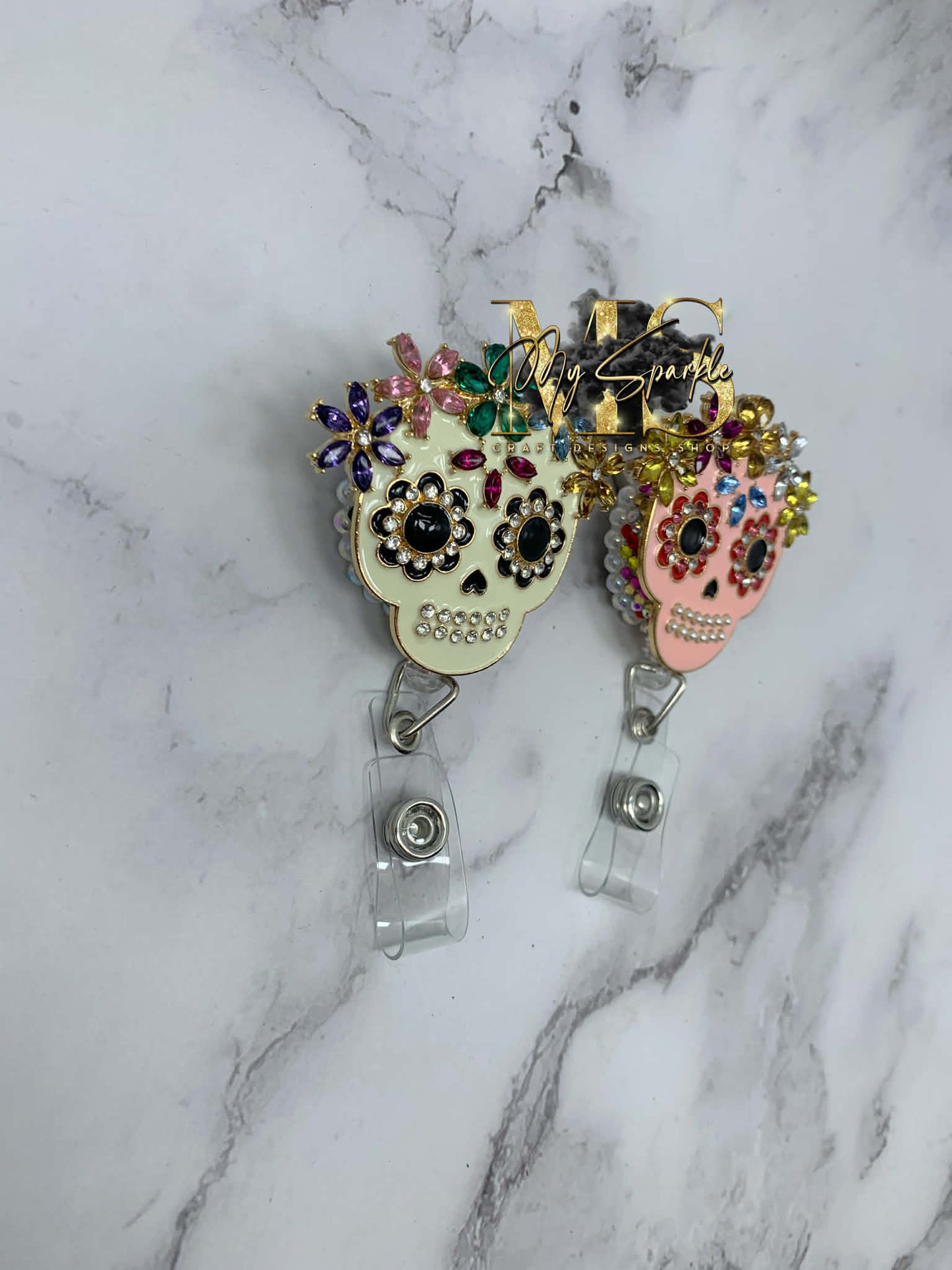 Sugar Skull Badge Reel