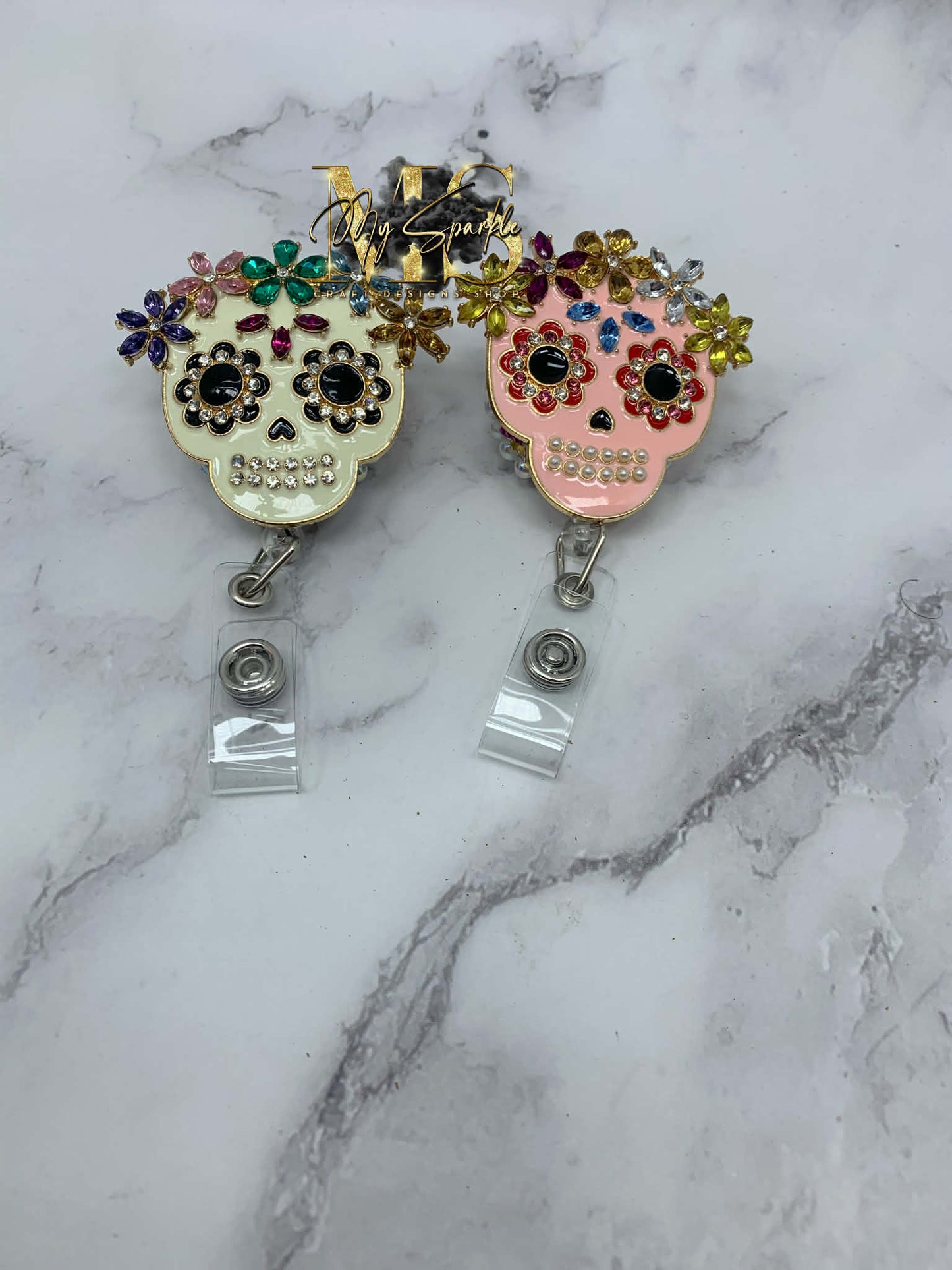 Sugar Skull Badge Reel