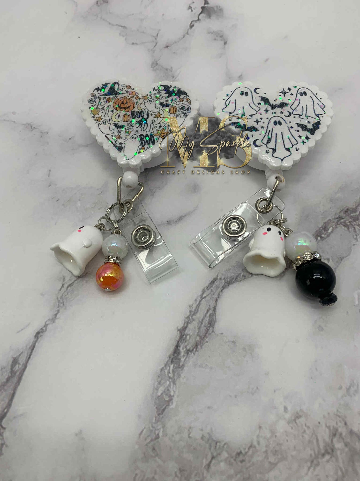 Halloween Heart Badge Reel