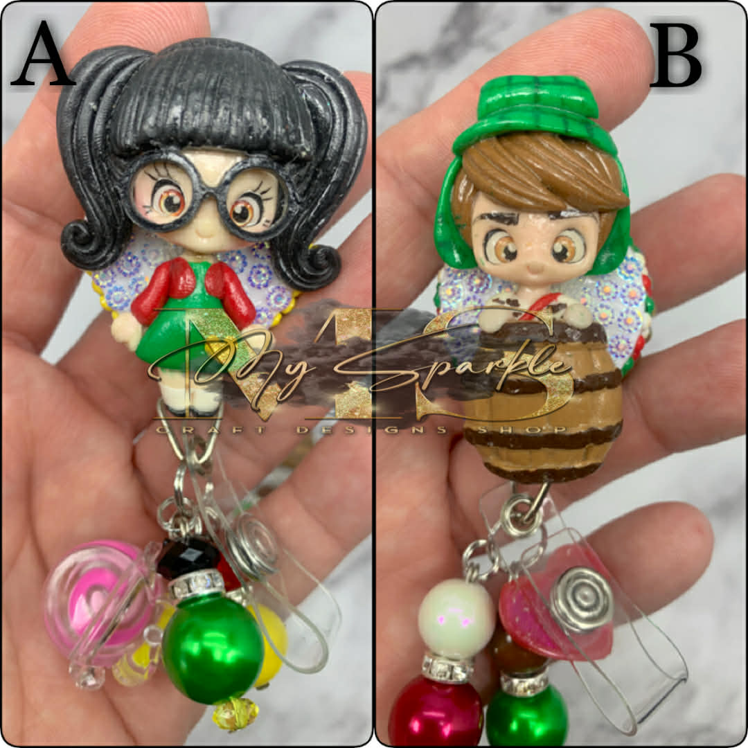 Funny Mexican Chavo Clay Badge Reel