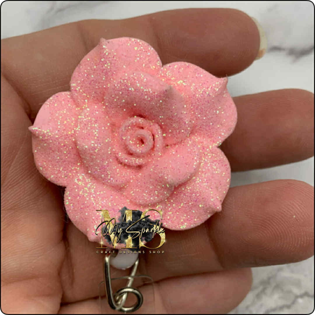 Pink Rorse Badge Reel