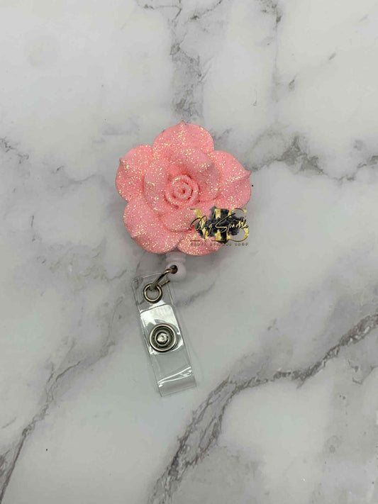Pink Rorse Badge Reel