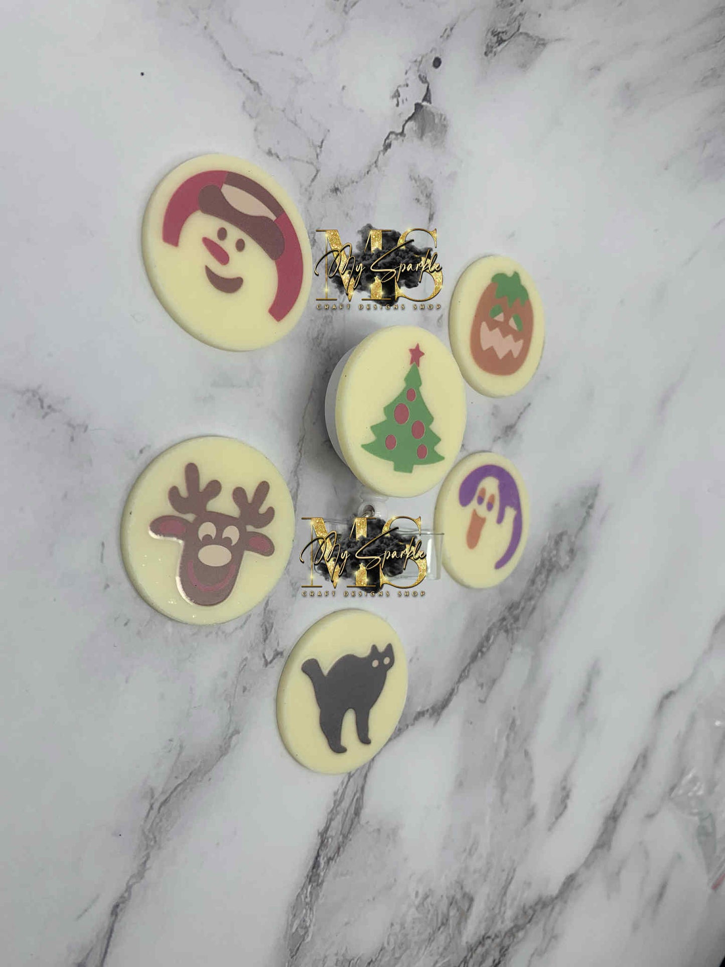 Christmas/Halloween Cookie Sugar Badge Reel