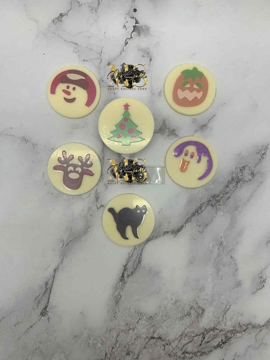 Christmas/Halloween Cookie Sugar Badge Reel