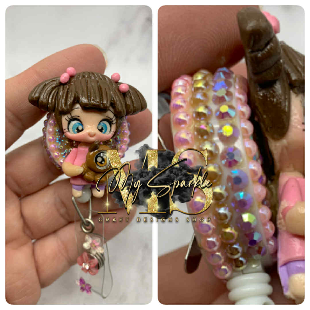 Baby Boo Clay Badge reel
