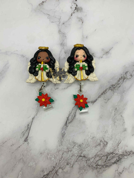 Angel Girl Holly Clay Badge Reel