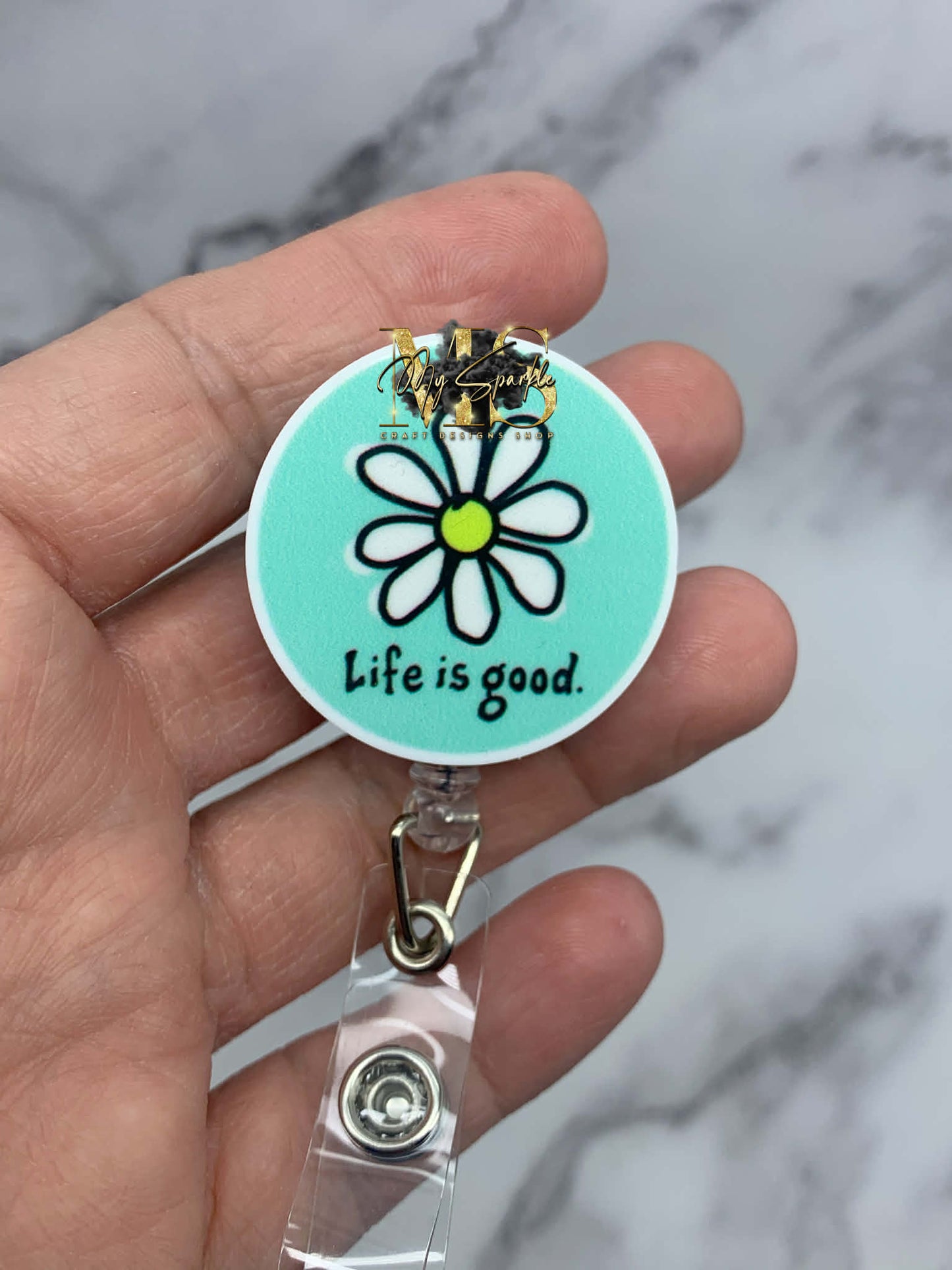 Life Is Good Badge Reel