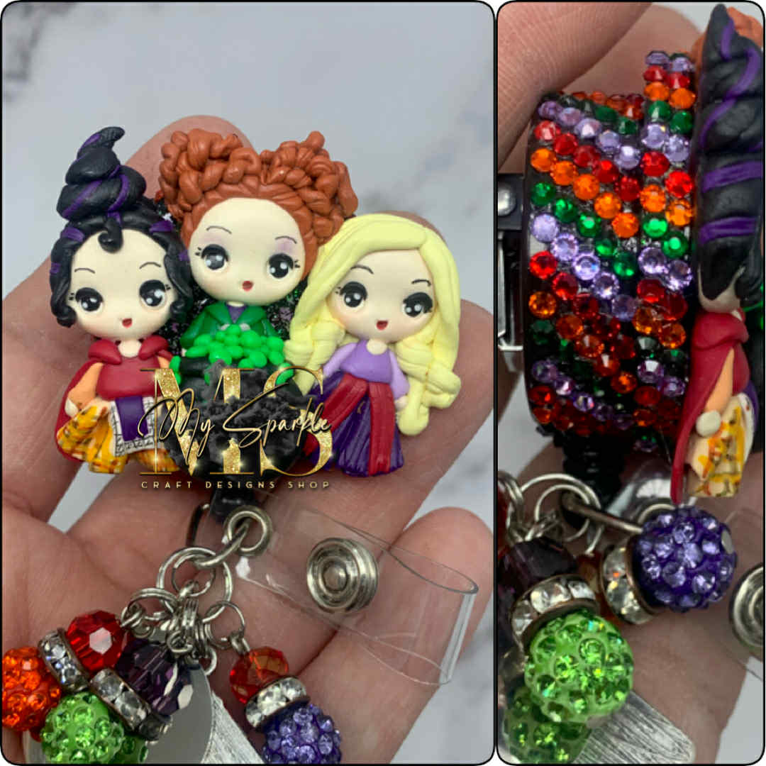 Witch sisters CLay Badge Reel