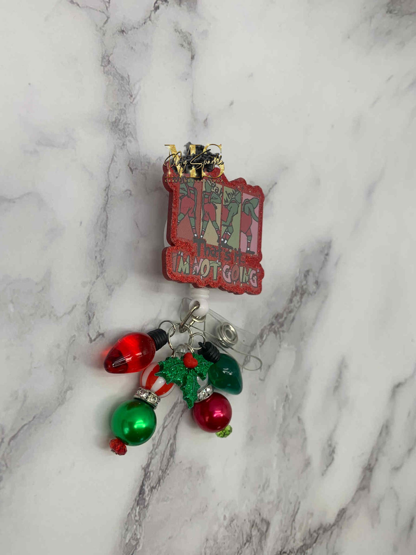 Christmas That’s it I’m Not Going Badge Reel